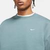 Nike Logo Print Crewneck Long Sleeve Sweatshirt Men Sweatshirt Blue-Green CV0554-387