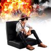Durable Plastic One Piece Luffy Sofa Figure And Boa Hancock Collectible Model Display