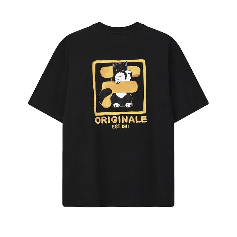FILA ORIGINALE T Shirt Unisex Jet Black F11U629101FBK L
