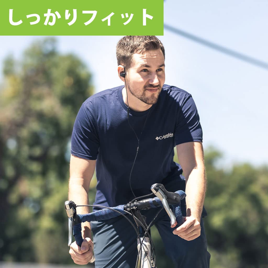 Avantree C171 Wired Earphones with Mic and Volume Compatible with iPhone and other Android Sports Earphones for Running and Sports - USB-C Control,