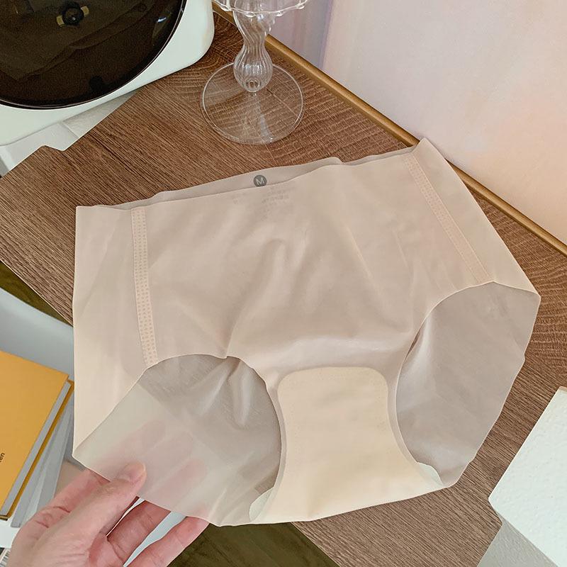 Ultratunna 3D Sömlösa Persiko-Höft Is-Silke Mellanhöga Damunderkläder