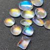 Natural Carat + Size Madagascar Moonstone Lot, Multi-Shape Rainbow Gemstones Lot.