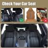 2 Pcs Headrest Covers for Cars Seat Universal Washable, Car Interior Seat Accessories Stuff Protector Dirt-Proof Wear-resistant Soft Fit for Most