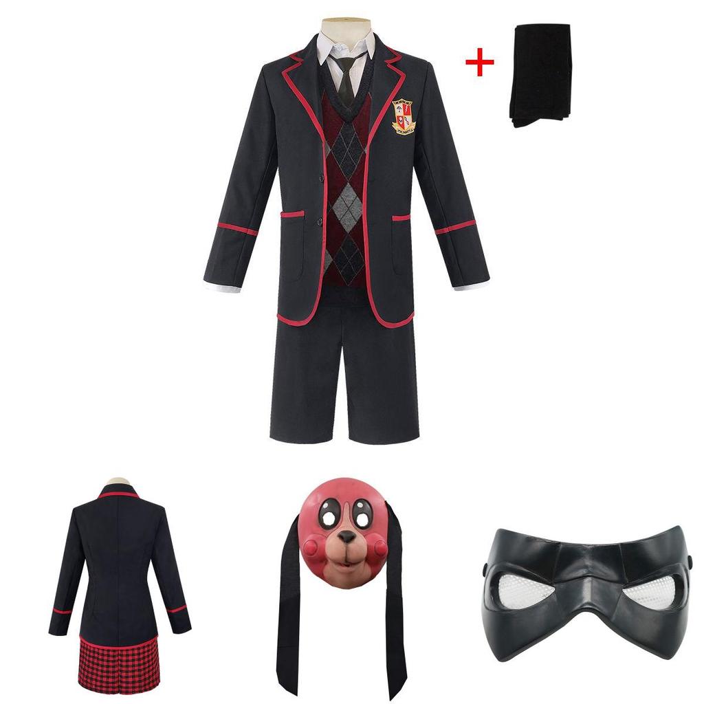 The Umbrella Academy Cosplay Costume With Comfortable Cotton Blend Material For Halloween