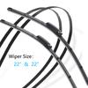 Car Front Wiper Blades For Mercedes Benz CLK Body Kit C209 A209 2001 2002-2009 Durable Slient Windshield Windscreen Accessories