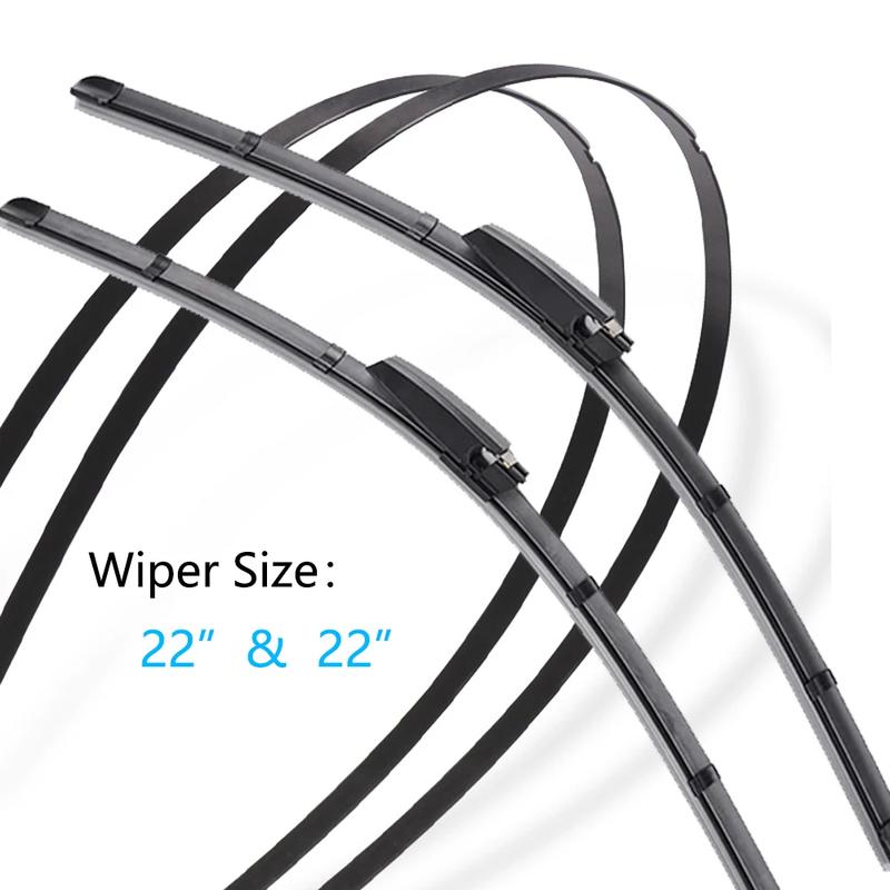Car Front Wiper Blades For Mercedes Benz CLK Body Kit C209 A209 2001 2002-2009 Durable Slient Windshield Windscreen Accessories