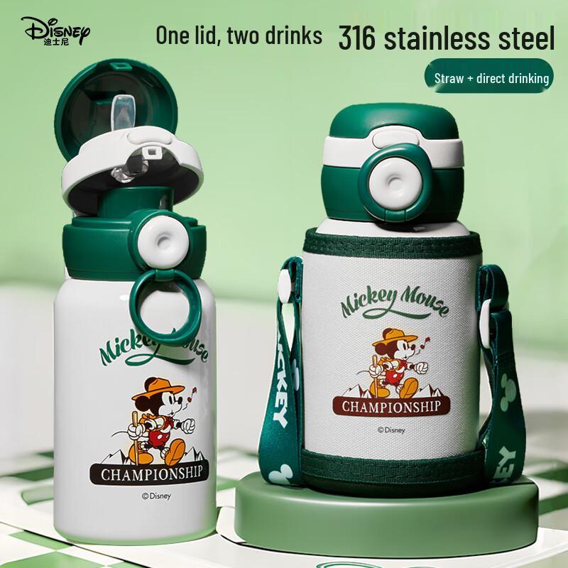 Disney Kids 316 Stainless Steel Dual-Use Insulated Water Bottle