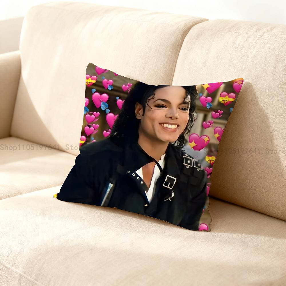 M-Michael Singer J-Jacksons Anime Celebrity Merchandise All-Match Printed Pillow Case Sofa Car Office Room Decoration Protector