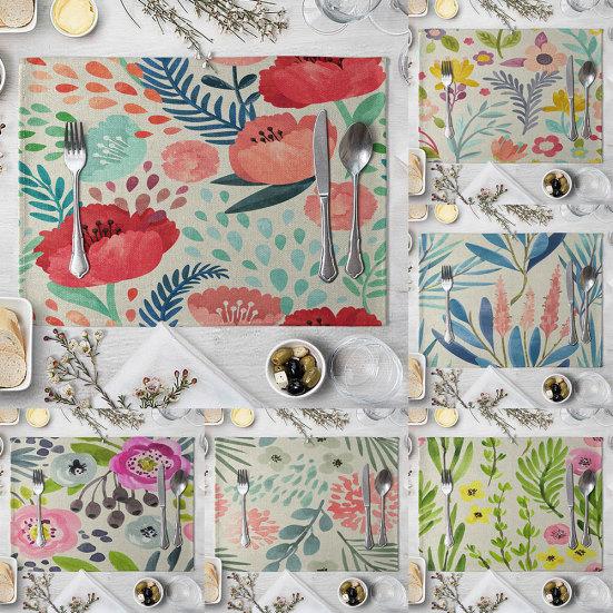 Multicolor Blätter Blume Küche Esstisch Matte Wärme Isolierte Pad Tischset