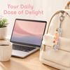 4 Key Anti-stress Toy Pendant Bear Keycap Stress Relief Clicker Fidget Keychain  Decompression Gift