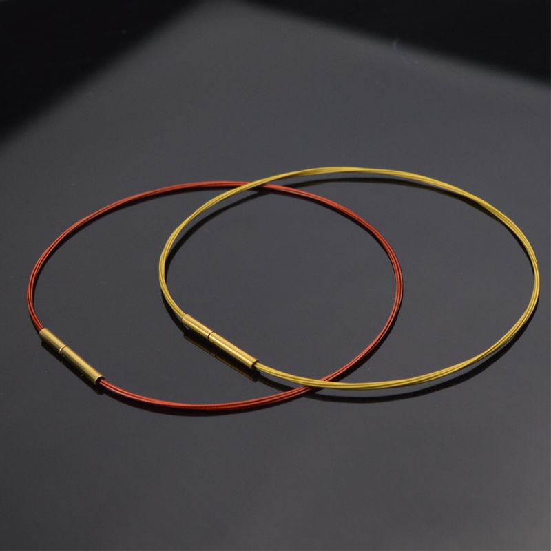 

Сверхтонкий не тускнеющий титановый браслет на ногу в личном корейском стиле Red total length 23cm