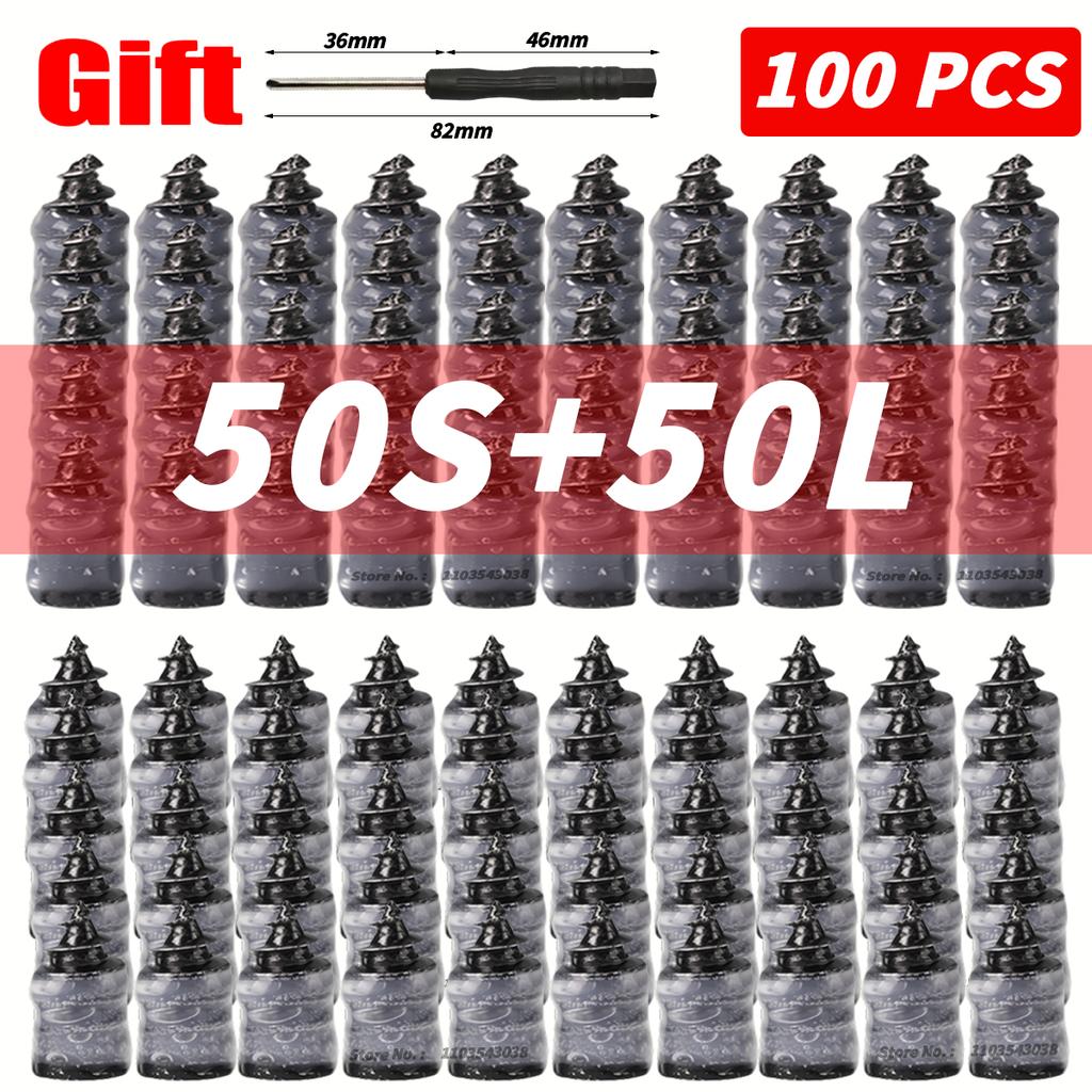 Vacuum Tyre Puncture Repair Rubber Nails Tubeless Tire Repair Screws Kit Universal for Car Motorcycle Wheel Tools