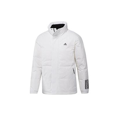 Casual Outdoor Warm Windproof Stand Collar Down Jacket Men Outerwear White IL8921