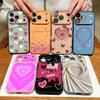 Lovely Hearts Pattern Case For iPhone 17 Pro Max Funda iPhone 16 15 14 13 Pro Max Magnetic For Magsafe Hybrid Slim Matte Cover