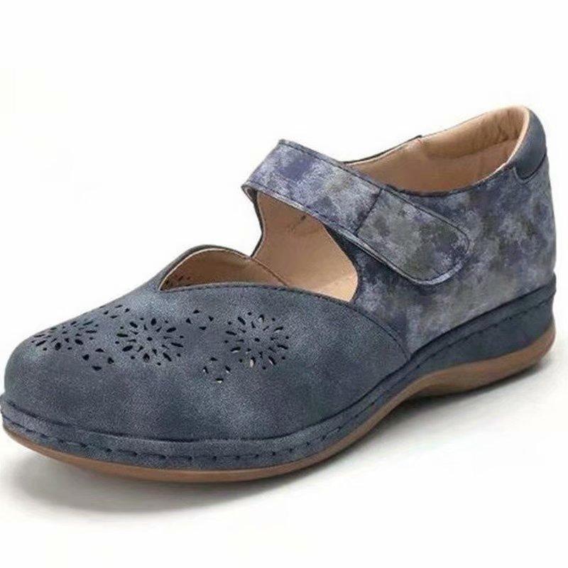 Sandalias de mujer retro Slip On Wedges Zapatos de mujer 2021 Mocasines de  verano Femenino Hollow Out Ladies Zapatos de plataforma suave Talla grande  comprar a buen precio — entrega gratuita, reseñas