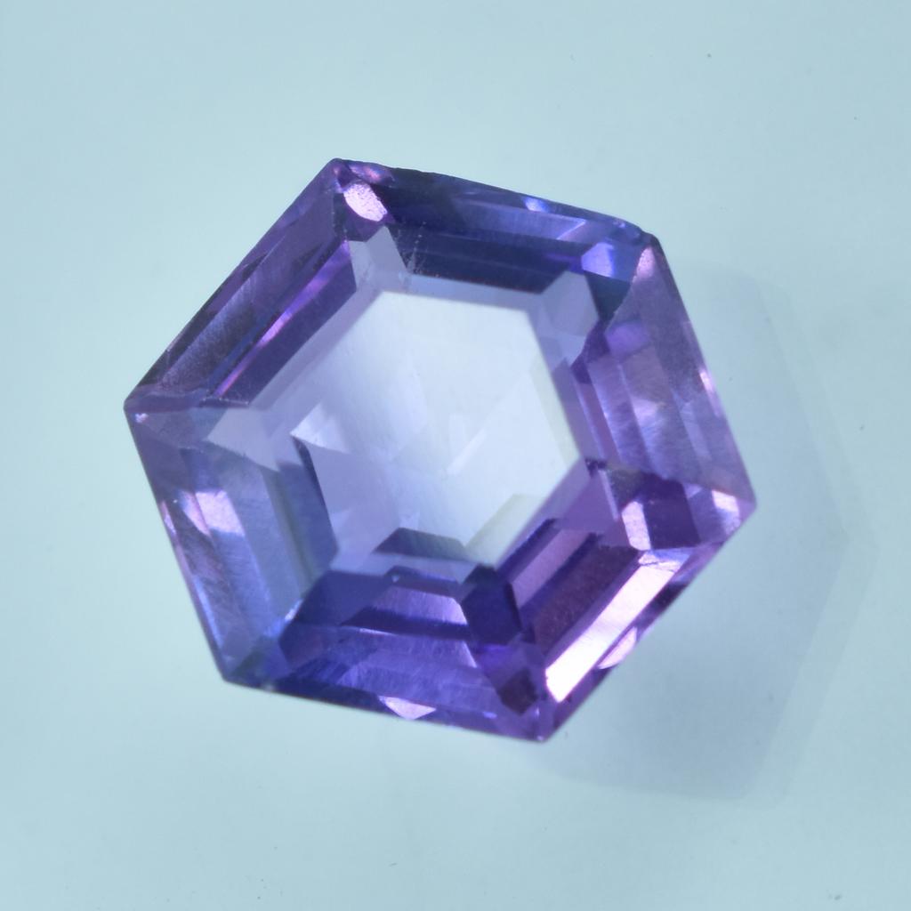 Natural Purple Tanzanite Loose Gemstone 6.90 Ct Fancy Cut for Jewelry Making and Gem Collections