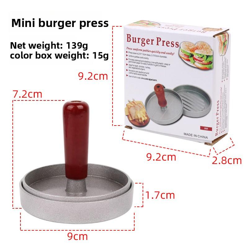 Manual Mini Non-stick Coated Handle Hamburger Press