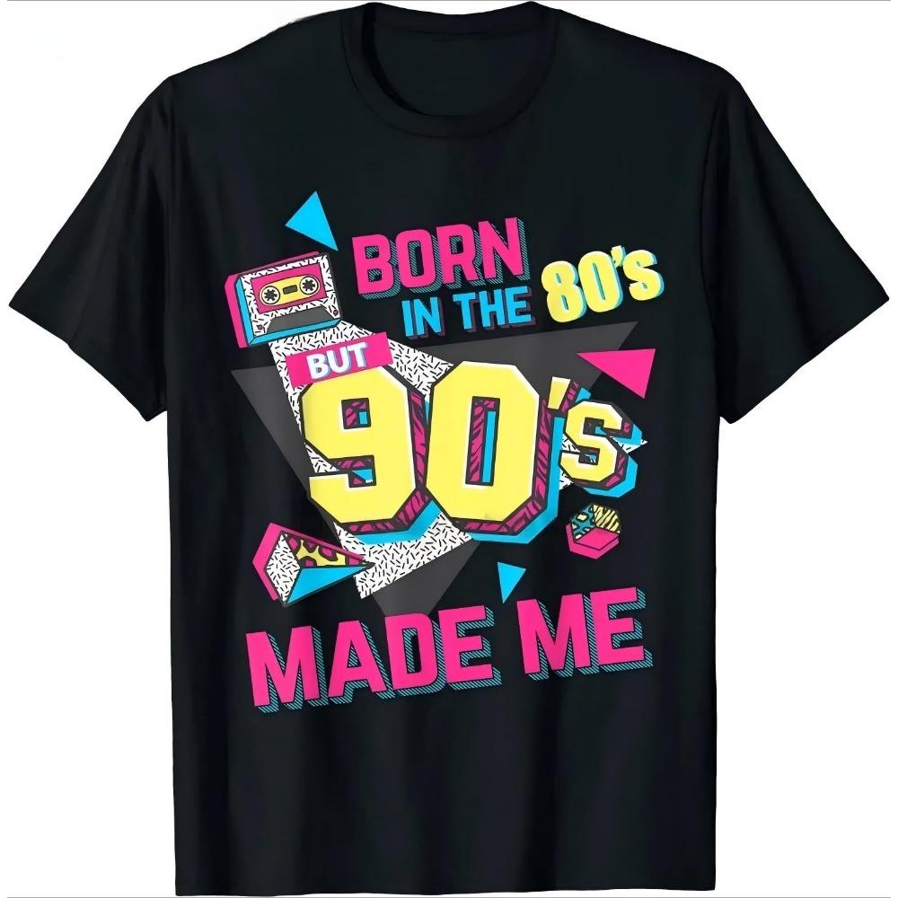 I Love The 80s T Shirts for Boys Party Funny Vintage Brithday T Shirt Best Gift Children Tops & Tees Pure Cotton Casual Tshirts