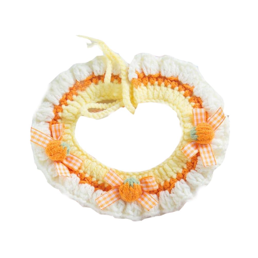 Verstellbares gestricktes Katzenhalsband - Weiches, sich öffnendes Kätzchen-Halsband mit Sicherheits-Schnalle zum Aufbrechen für bequemes Tragen des Haustiers