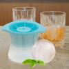 5cm 2inch Whiskey Ice Hockey Mold Silicone Round Ice Cube Maker Large Clear Ice Ball Tray Sphere Quick Freezer Bar Cocktail Tool