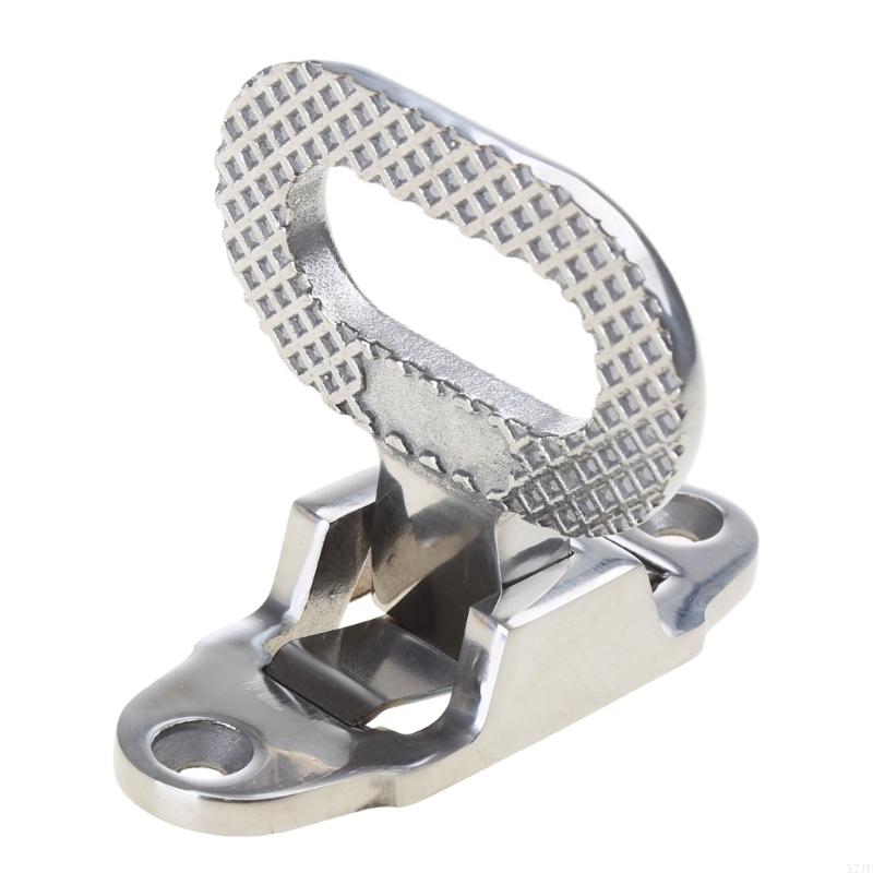 Small/Large Folding Step Boats Transom Steps Stainless Steel Boats Folding Mast Step Marine Foot Rest Transom Ladder Foot Pedal