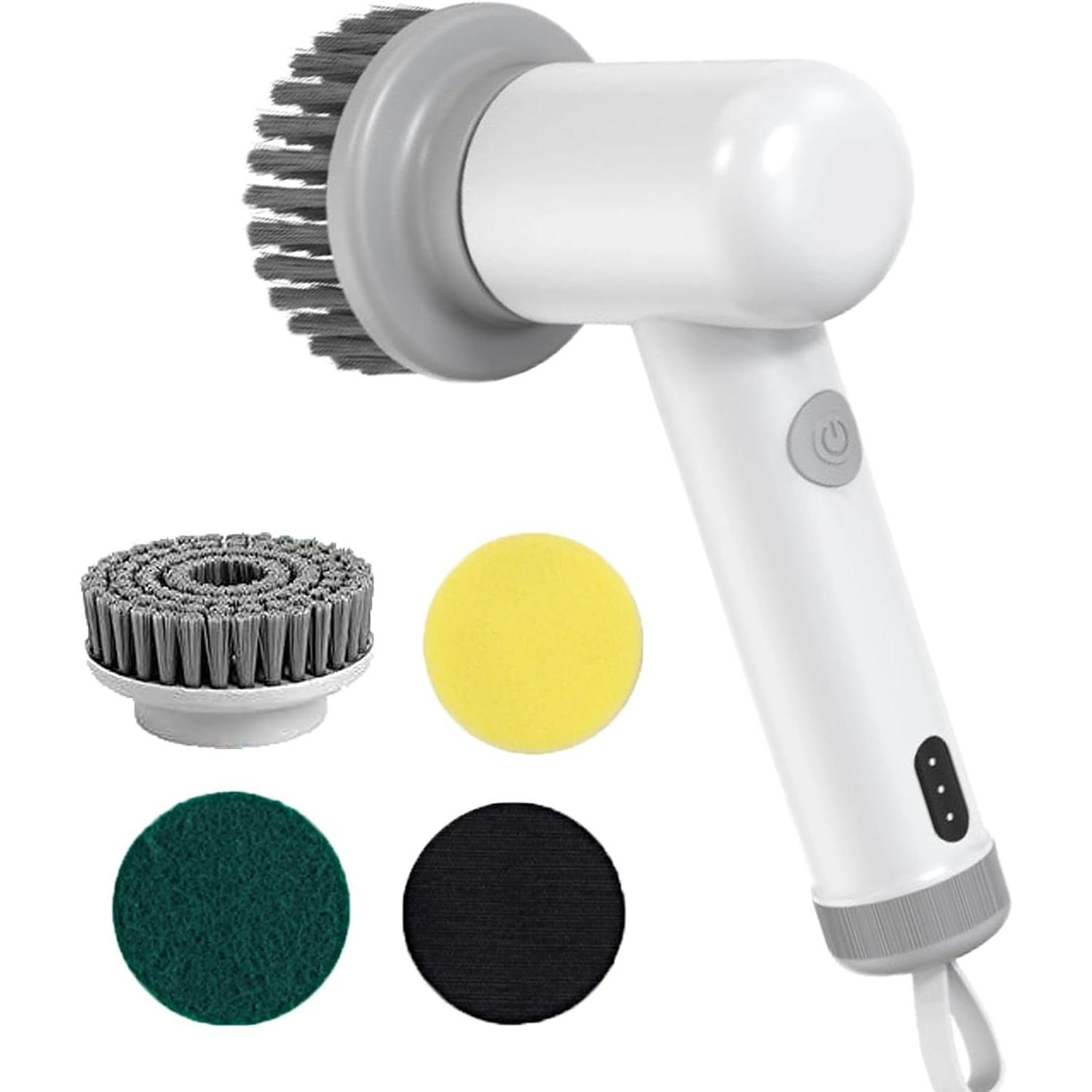 Spin Power Scrubber, Power Spin Scrubber, Electric Spin Scrubber, Multifunctional Spin Power Scrubber,Suitable for Kitchen, Sink, Bathroom