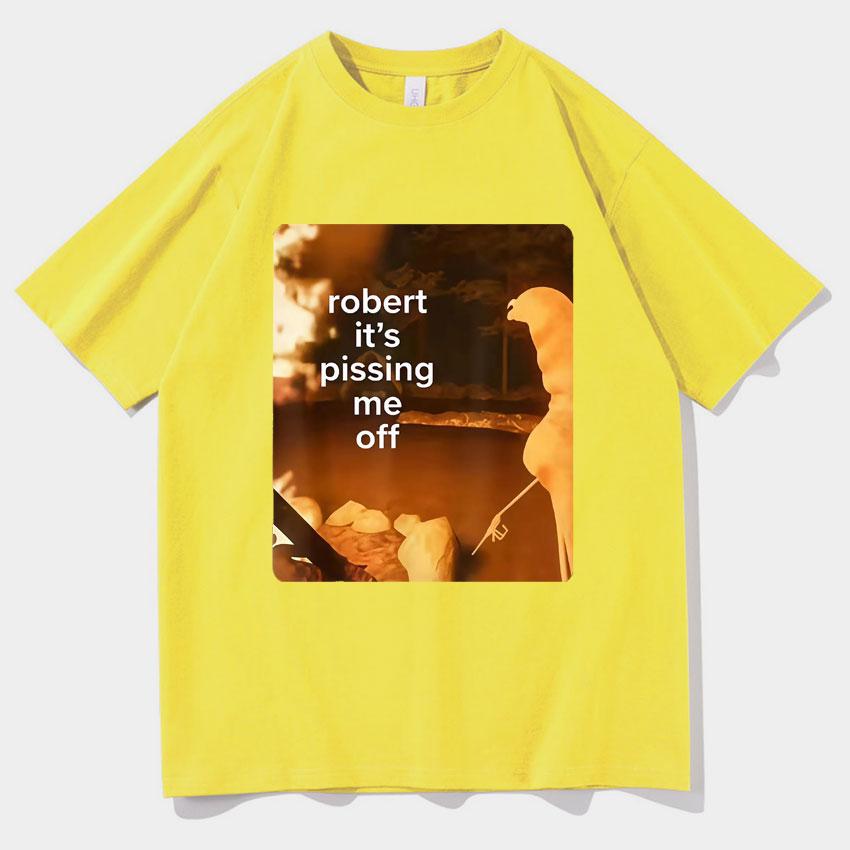 Harajuku Style Marcus The Worm Robert Meme Tshirt Men Women Pop Graphics Fashion Cotton Crewneck Oversized Short Sleeve Clothes