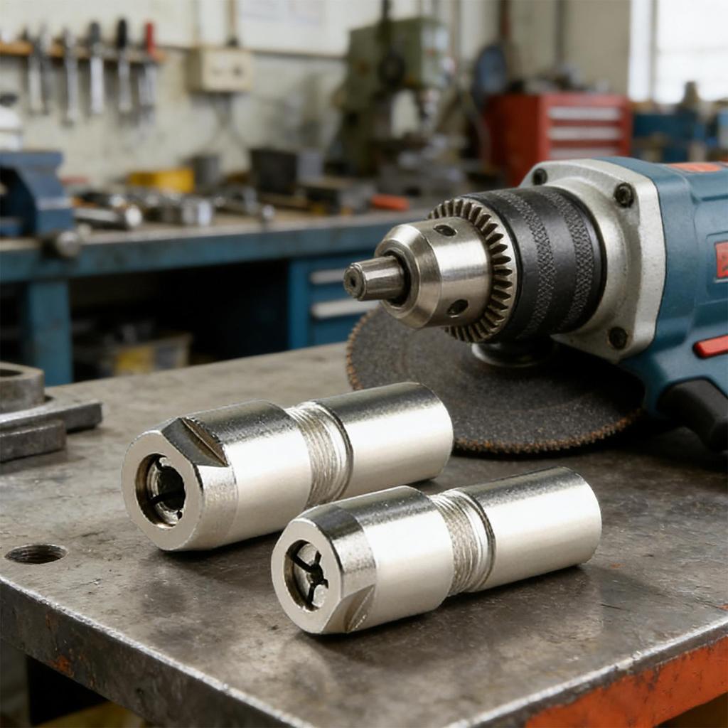 Angle grinder conversion kit, 3mm/6mm dual chuck - universal straight grinder adapter, suitable for engraving and polishing