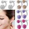 Two Wear Diamond Ball Ear Buckles, Small Fashion Diamond Stud Earrings, Temperament Versatile Earrings