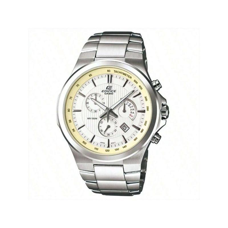 

Casio Edifice Quartz Chronograph Date Stainless Steel Men s Water-Resistant Watch, Model EFR-500D-7AVUPF белый