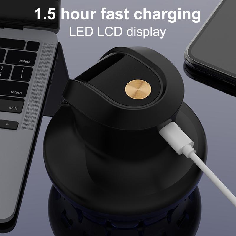 Portable Hair Cutting Devices 360 Degree Hair Clipper Blade Electric Clipper Usb Universal Hair Trimmer Kit With Led Display