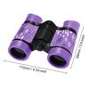 Uxcell Binoculars with Neck Compact Folding for Purple Strap, Binoculars, Shockproof, Birdwatching, Hiking, Camping, 4x30,
