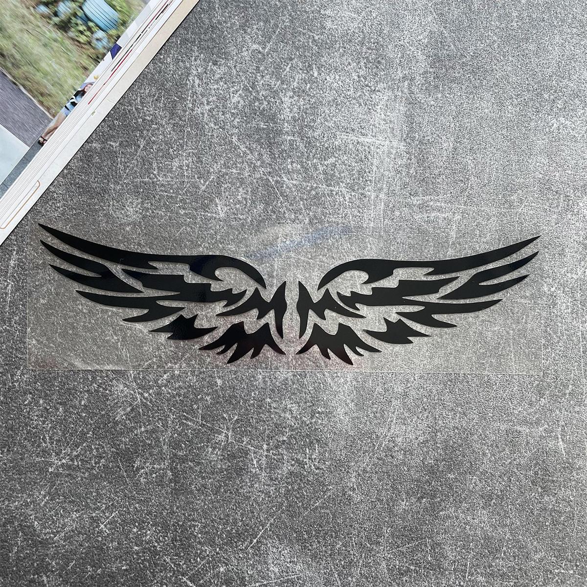 

DIY Крылья ангела светоотражающие наклейки на автомобиль декор мото шлем мотоцикл кузов лобовое стекло топливный бак наклейки аксессуары