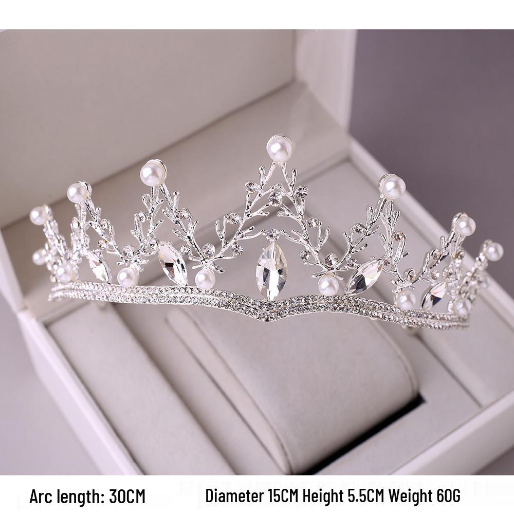 Princess Birthday Crown Headband for Girls – Elegant Hair Accessory for Performances and Special Occasions