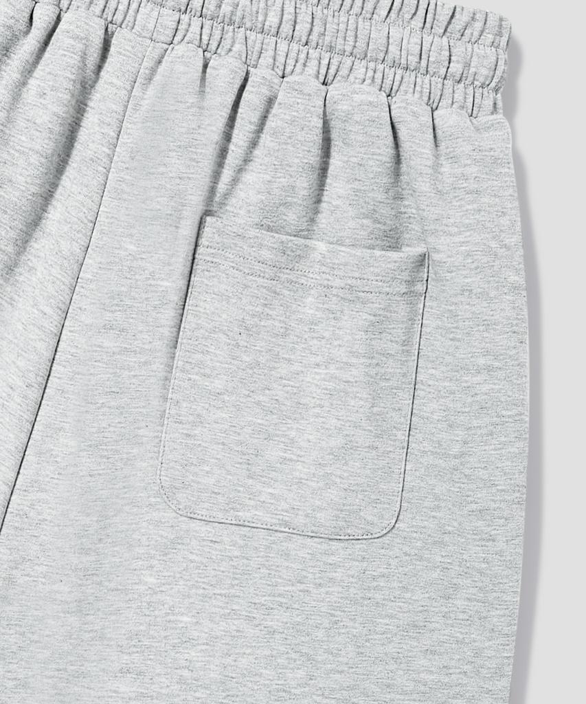 AGOD Carpenter Out Pocket Wide Sweat Shorts [Heather Grey]