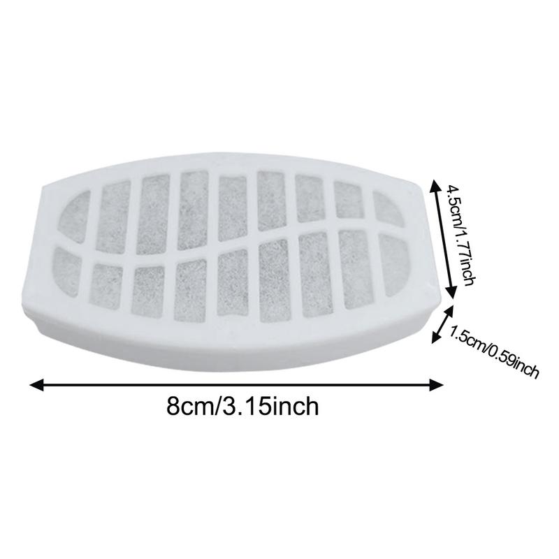 Replacement Activated Carbon Filter For Cat Water Drinking Fountain Replaced Filters For Pet Dog Round Fountain Dispenser