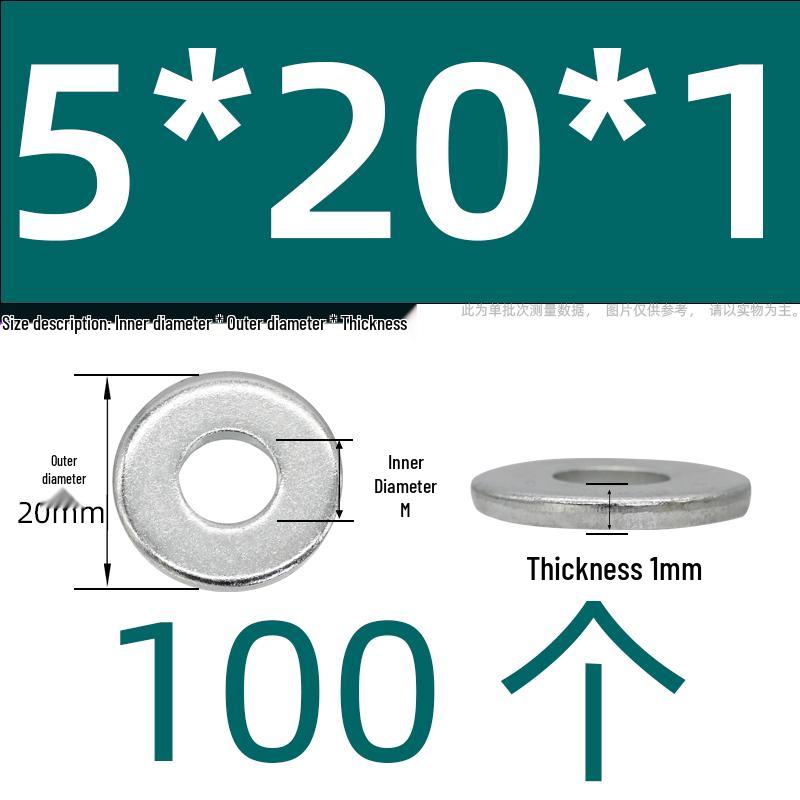 Ultra-Thick Galvanized Flat Washer Shim for M5-M30 Bolts