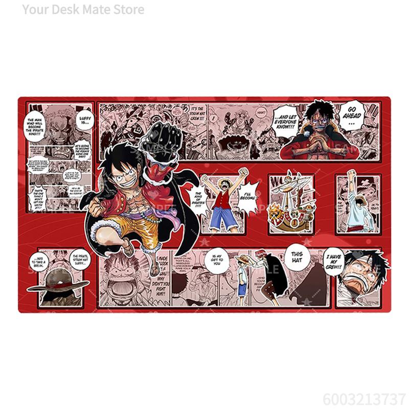 8 Models Diy One Piece Uta Ace Luffy Card Battle Mat Opcg Doflamingo Yamato Single Player Board Game Card Battle Card Pad