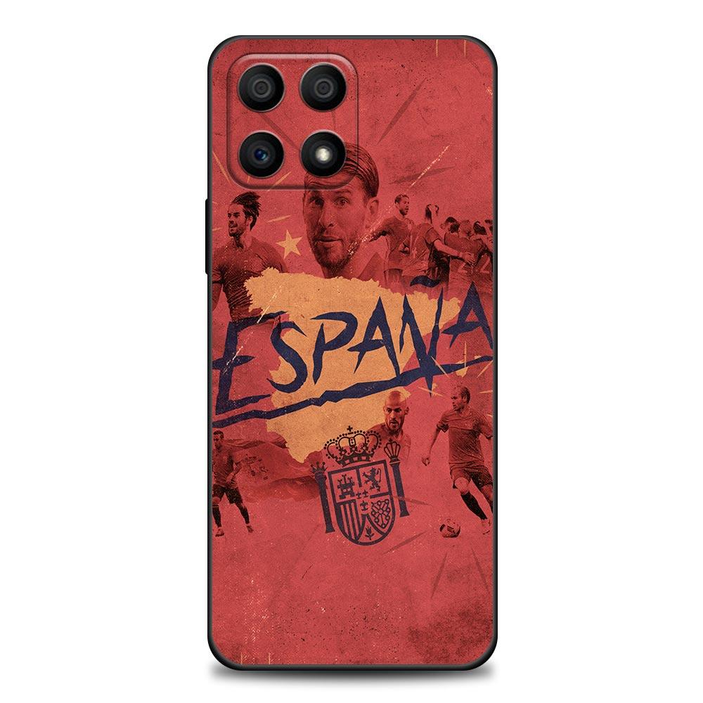 ESPANA Spanish Spain Flag Phone Case For Honor 50 30 10 Lite 30i 20 20e 9A 9C 9X Pro 8X Nava 8i 9 Y60 Cover Soft Silicone Cases