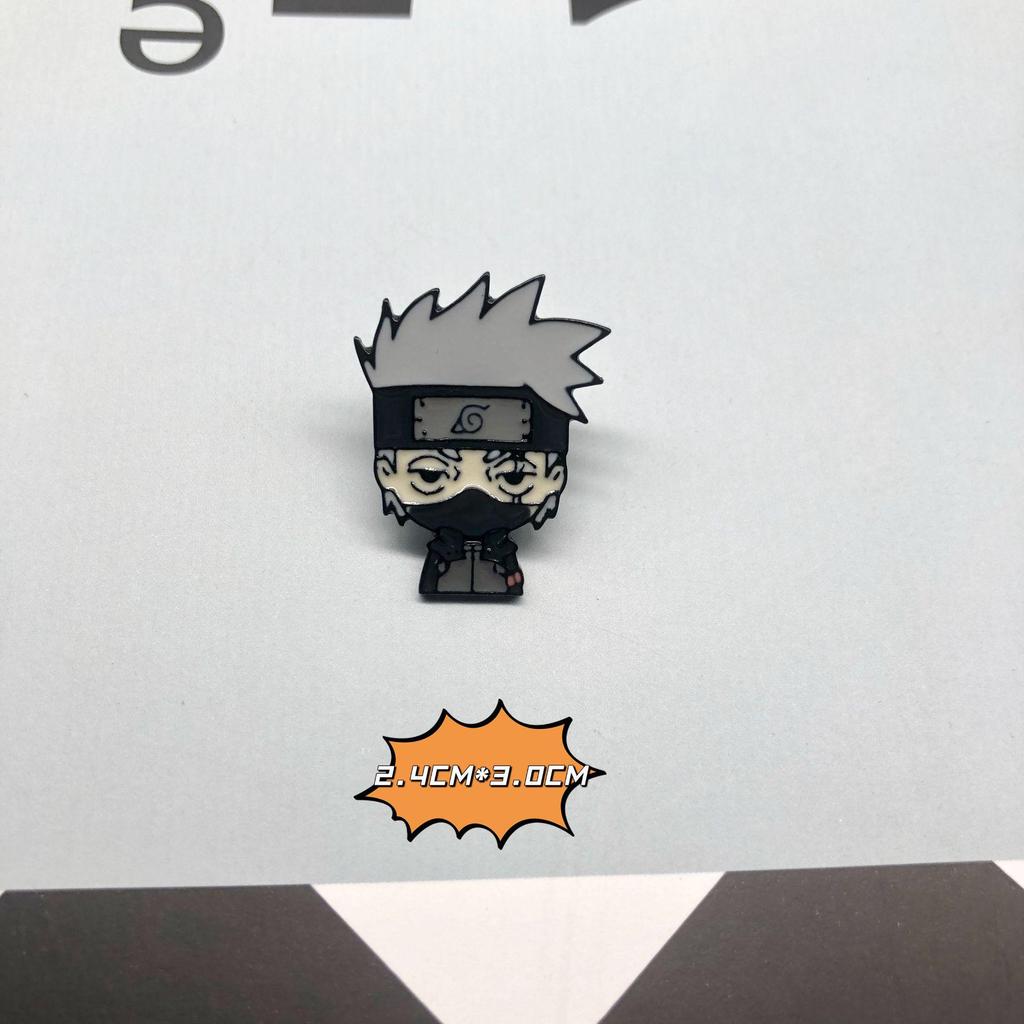 Japanese Cartoon Drip Oil Brooch: Trendy Metal Badge for Clothes & Bags