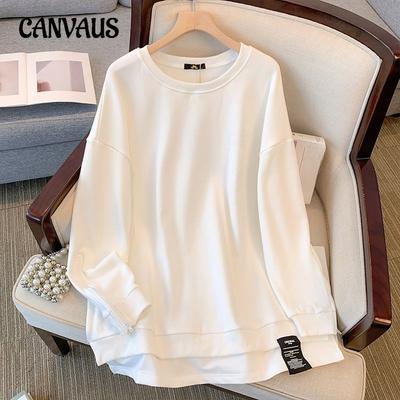 Autumn Plus Size Women's Long Sleeve Pullover Sweatshirt