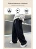 Boys' Fleece-Lined Straight-Leg Pants for Fall and Winter – Cozy Velvet, Loose Fit for Big Boys and Teens