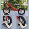 Balance Bike Stand 10-12 Inch Wooden Adjustable Display Rack Kids Sliding Bicycle Parking