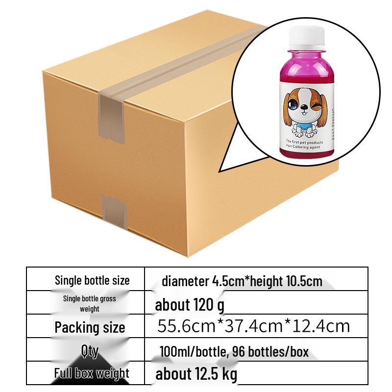 Bichon & Pomeranian White Hair Dye for Pets - Safe and Specialized Formula for Dogs