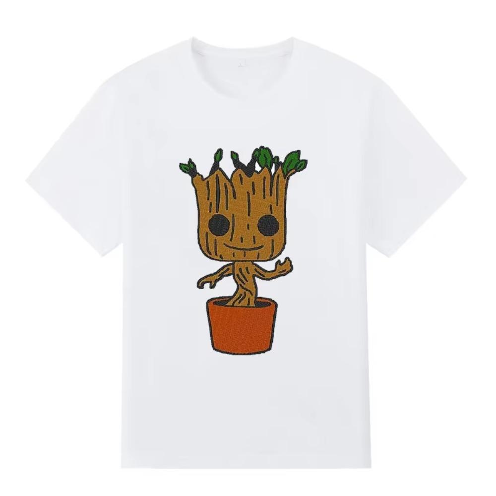 Tree Man Groot T-shirt Fashion Women Short Sleeves Tees Tops Summer O-Neck Tshirt Summer Female Casual T Shirt top