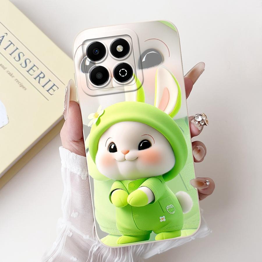 For Honor X6a Case WDY-LX1 Capa Cute Cartoon Soft Silicone Cover For HonorX6a X 6B X6 b Shell Matte Len Proective Phone Fundas