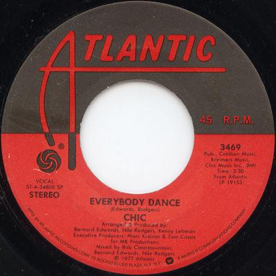 7-Zoll Schallplatte CHIC - Everybody Dance / You Can Get By 3469 Atlantic 1978 US Soul/Funk Gebraucht