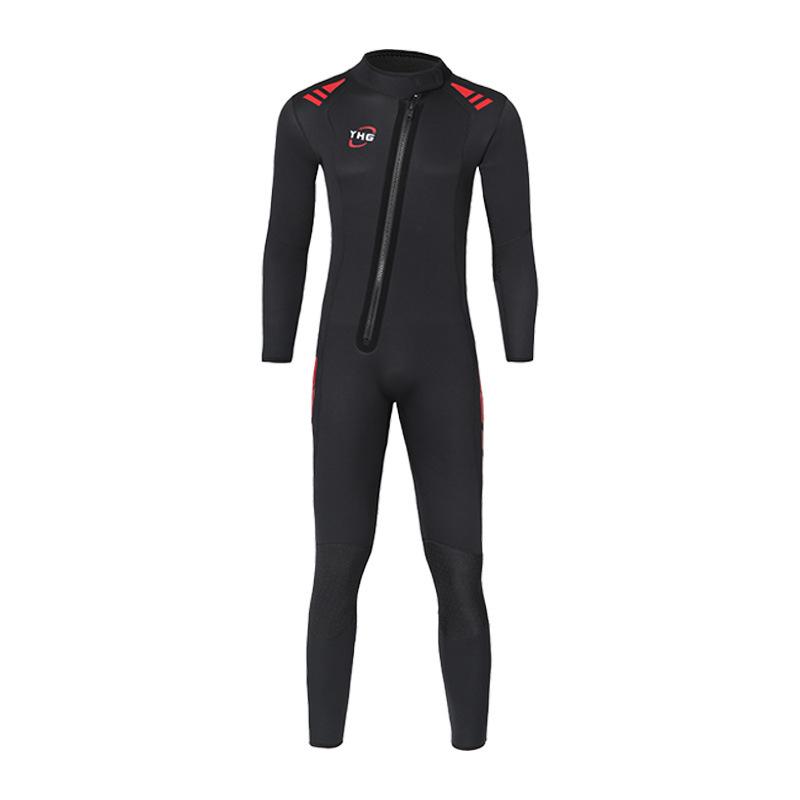 

Мужской утепленный гидрокостюм толщиной 5 мм, с длинными рукавами и брюками для глубоководного дайвинга и зимнего плавания 3XL