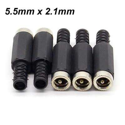 5pcs 2.1mm X 5.5mm Female DC Power Socket Jack Connector Adapter