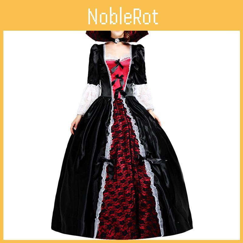 Glamorous And Mysterious Women's Vampire Inspired Costume For Halloween Events